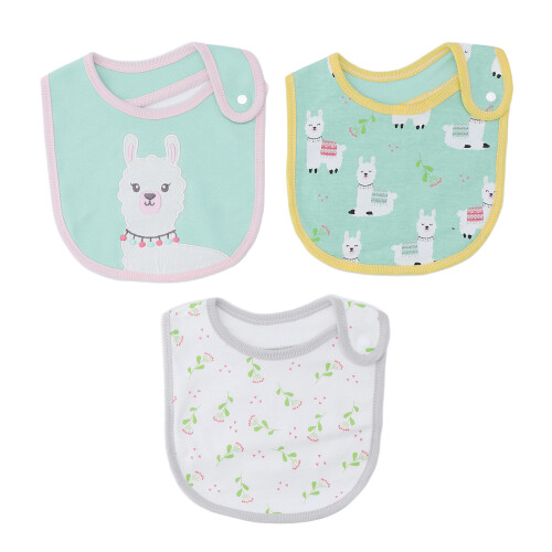 Baby Lätzchen Set 3x Baumwolle Niedlicher