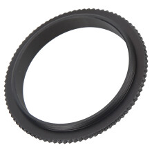 Anneau M48-M48, filetage 0,75 mm, ouverture 45 mm, argent