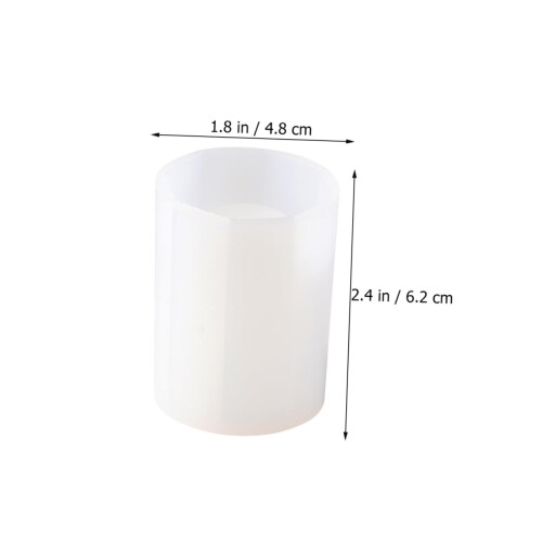Silicone Pen Holder Epoxy Mold for DIY Desk Organizer with Decorative White Durable Design 1