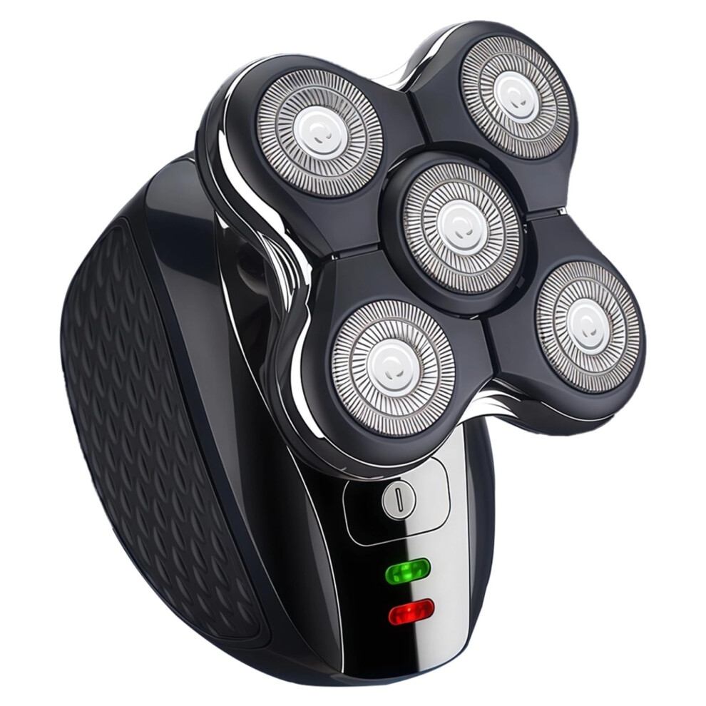 5in1 Rechargeable Electric Shaver for Men with 5D Floating Blades, USB Fast Charging, Washable
