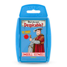 Top Trumps Horrible Histories Specials Card Game, play with history’s most despicable from King Henry VIII, Cleopatra VII and Alexander the Great, g