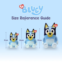 TY Bluey Beanie Medium 30cm – Soft Plush Toy for Kids Collectible Stuffed Teddy Cuddly Plush Toy for Play and Display