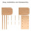 Wooden Thread Spool Holder for Sewing and Embroidery, Holds 11 MultiSize Spools, Compact Organizer 4