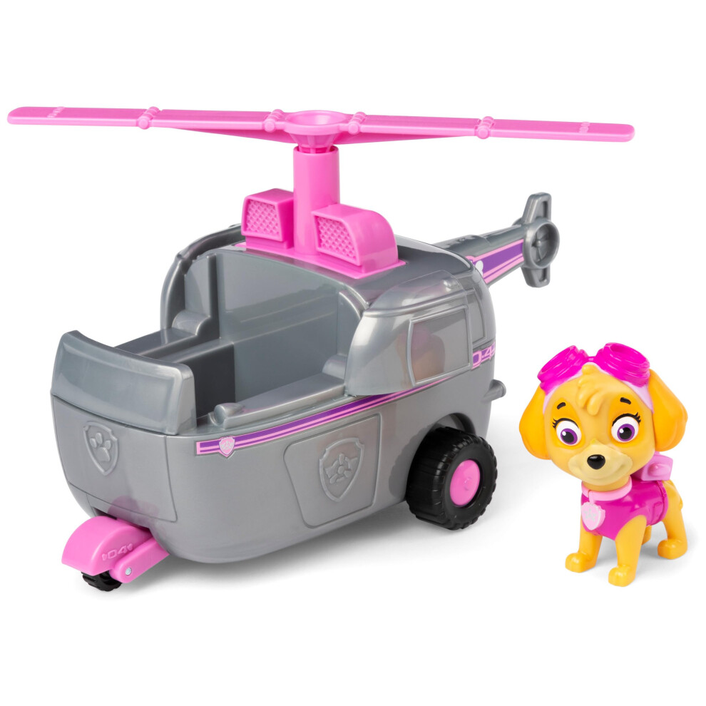 New Paw Patrol Skyes Helicopter Toy Vehicle With Collectible Action Figure