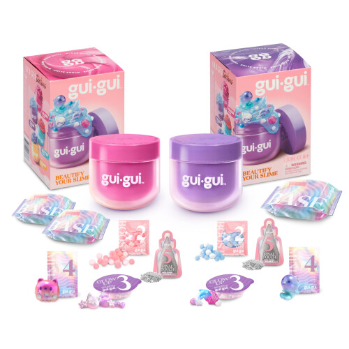 GUI GUI Slime Kit 2Pack Bundle Clear  Gloss Scented Slimes