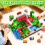 Subtail 216PCS Magnetic Blocks Magnetic Building Blocks Tiles Stacking 6