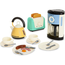 Casdon Morphy Richards Toys. Complete Kitchen Set. Toy Appliance Playset for Kids with Toaster, Coffee Maker, Kettle, Play Food and More. For Childre