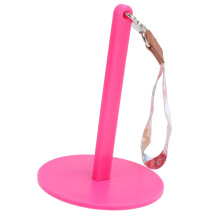 Yarn Holder with Ergonomic Wrist Strap Tangle Rotation for Knitting and Crochet Travel Rose Red