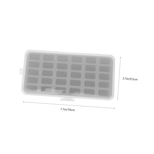 30Slot Bobbin Storage Case with Tangle Design, Durable Sewing Thread Organizer for Crafts 1