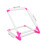 Cross Stitch Stand PVC Embroidery Frame Holder for Table Hands Adjustable Lightweight 2