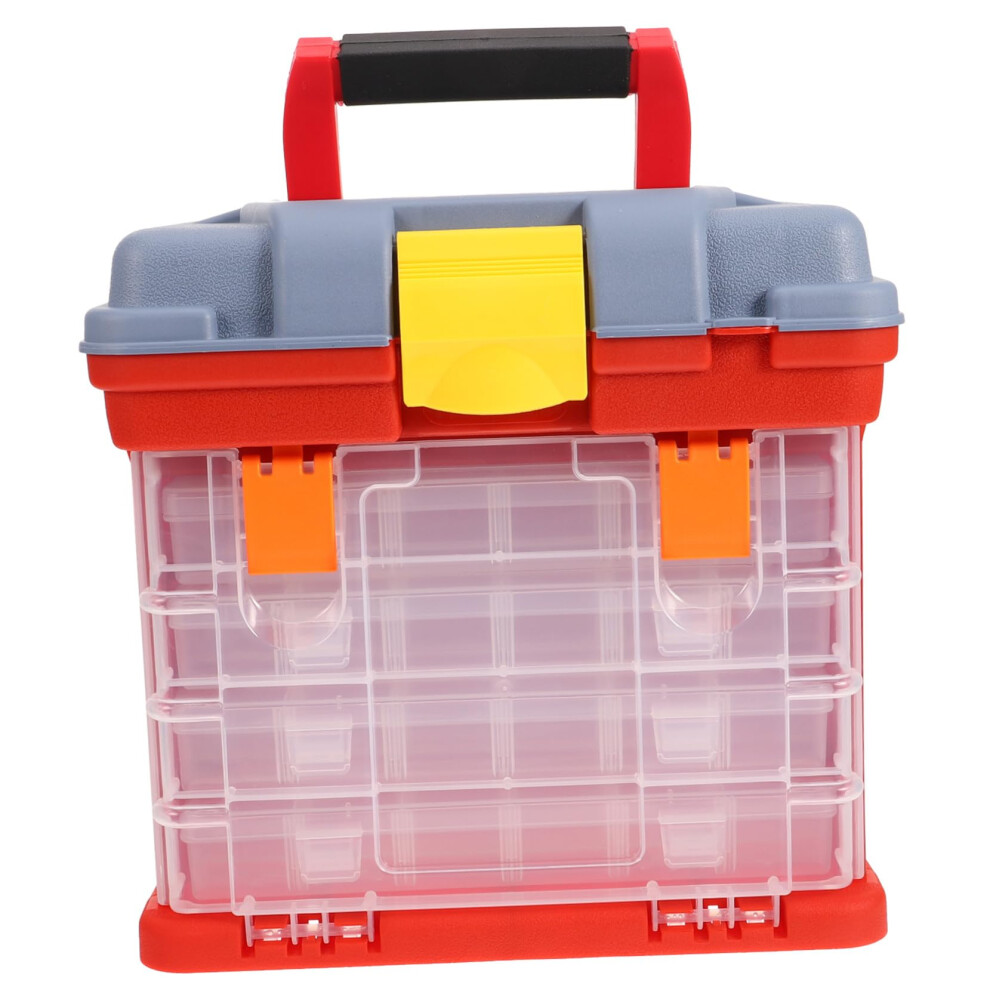 Small Parts Organizer With Removable Dividers, Durable Tool Storage Box For Hardware And Crafts 9174973112822