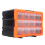 12 Drawer Parts Organizer with Visible Drawers, Stackable Wall Mount Storage Box for Tools and Crafts 1