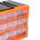 12 Drawer Parts Organizer with Visible Drawers, Stackable Wall Mount Storage Box for Tools and Crafts 3