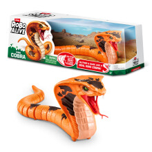 ROBO ALIVE King Cobra by ZURU, Battery-Powered Robotic Moving Snake Toy, Realistic Snake Features