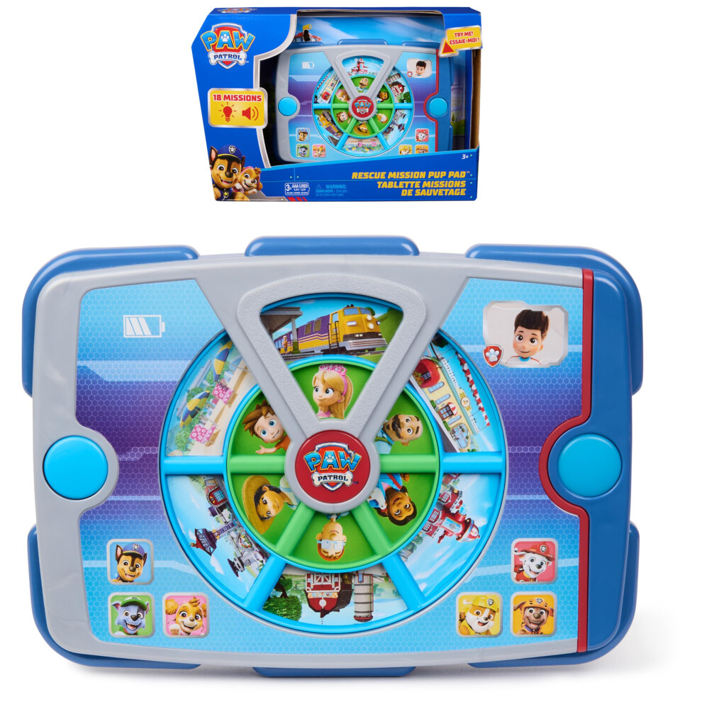 Paw Patrol Academy Rescue Mission Pup Pad Interactive Toy With Lights