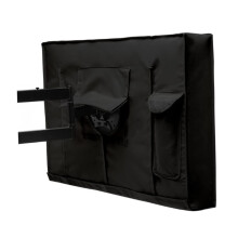 Outdoor Weatherproof TV Cover with Microfiber Cleaning Cloth and Durable Strap Closures Size 5