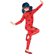 Rubies Official Miraculous Ladybug Childs Costume and Eye mask, Superhero, Childs Size Large Age 7-8 Halloween
