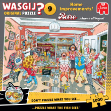Wasgij Retro Original 9, Home Improvements - Unique 1000 Piece Jigsaw Puzzle for Adults - Colourful, Puzzling, Challenging & Brainteasing Adult Jigsa