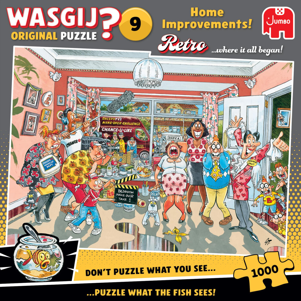 Wasgij Retro Original 9 Home Improvements Unique 1000 Piece Jigsaw Puz