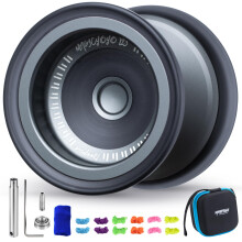 MAGICYOYO V13 Professional Yoyo - Dual Mode Responsive & Unresponsive Yo Yo for Kids & Advanced Players, Easy Finger Spin Tricks, Durable Metal + PC