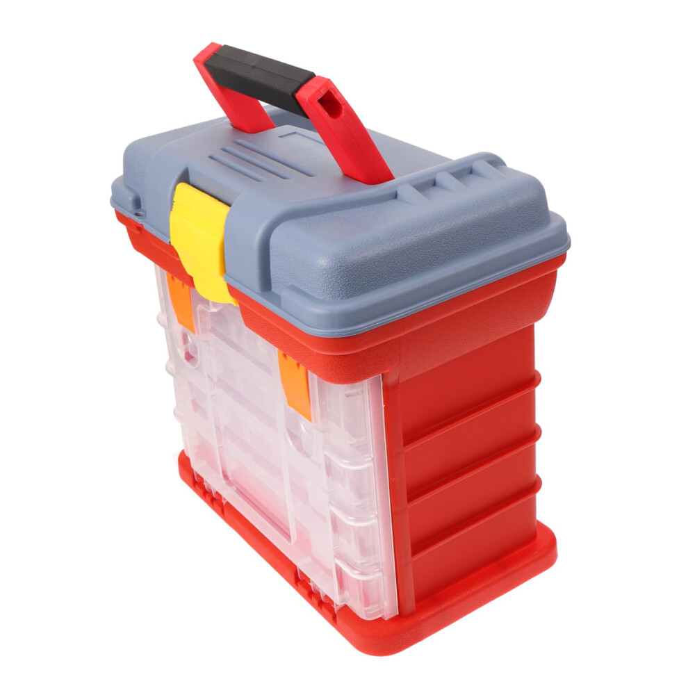 Parts Organizer Box With Multiple Compartments And Removable Dividers For Tool And Hardware Storage 9174973113584