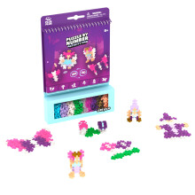 Plus Plus Building Blocks Toy - Puzzle by Number Travel Games Activity Book, Kids Construction Toys, Creative Learning Resources and STEM Play - Girl