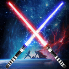 Retractable Lightsaber for Kids with 7 Color-Changing Modes | Interactive LED Toy with Realistic Sound & Vibration | Safe Durable Gift for Boys Girls