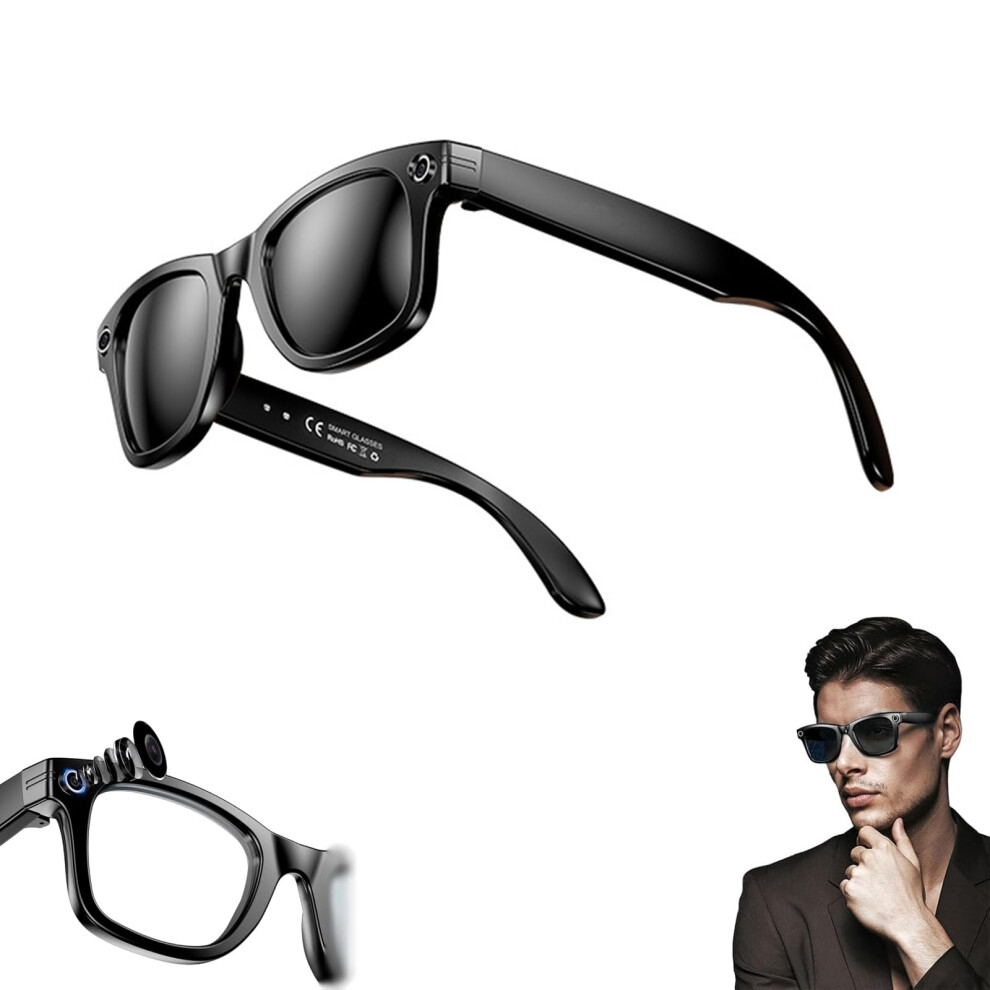 Ai Smart Glasses With Camera, 1080P Video, Bluetooth Audio And 144Language Translation Sunglasses 9169991154954