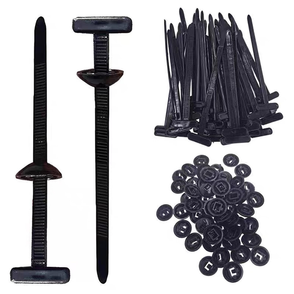 Cable Ties 130Pcs Nylon Selflocking Zip Tie Fasteners For Automotive With Weatherproof Build 9169991154985