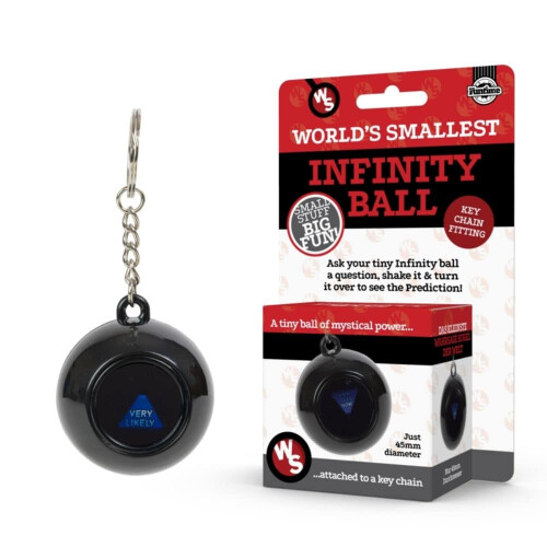 Worlds Smallest Infinity Ball Tiny Answers Big Fun Black 2