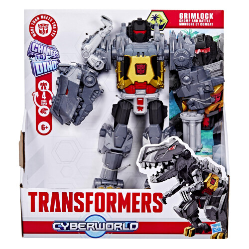 Transformers Transformers CYBERWORLD Grimlock Chomp & Battle Action Figure 1