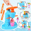 Shudyear 59Piece Playdough Accessories Set with Hamburger Maker Ice Cream M 5