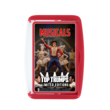 Top Trumps Musicals Limited Edition Card Game | Broadway & West End Trivia, Fun Family Travel Game, Gift for Theatre & Musical Fans