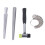 Measuring Tool Ring Mandrel Set Jewelry Tool Accurate Measurements Ring Sizing Measurement Durable Material Professional Ring Sizer Adjustable Size 5