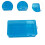 Embroidery Thread Organizer Box Holds 42 Spools Dustproof Lid Blue Compact Storage Case 5