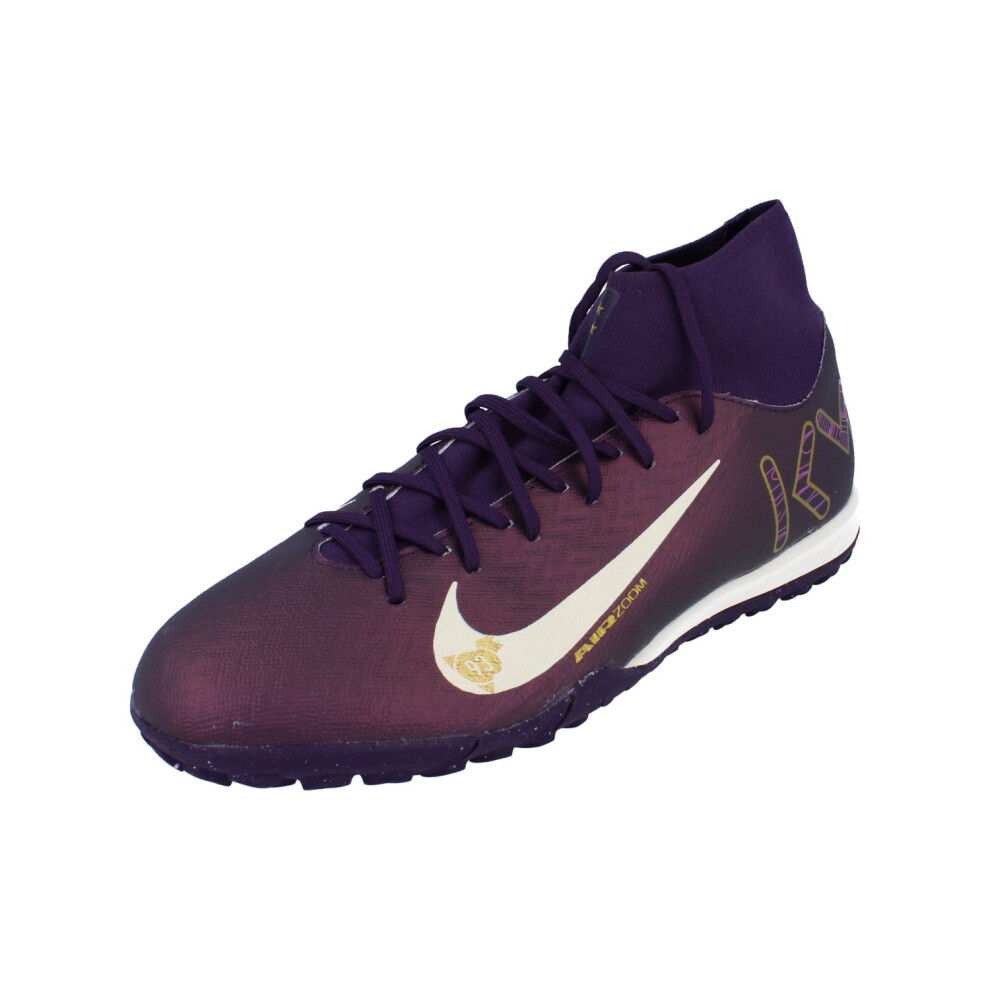 Nike (9.5) Zm Superfly 10 Academy Km Tf Mens Football Boots Fq8333 Trainers Purple