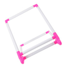 Cross Stitch Frame Holder with Space Saving Clamp, Ergonomic Embroidery Hoop Stand for Tabletop Use