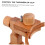 Adjustable Embroidery Stand with 360 Rotation Beech Wood Cross Stitch Frame for Table or Lap 2