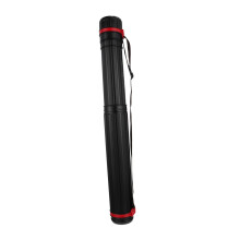 Adjustable Telescoping Poster Tube with Spiral Seal, WaterResistant Blueprint Storage Strap