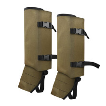 Polainas para serpientes ligeras para senderismo 53cm x 33cm negro