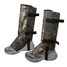 Lightweight Breathable Snake Gaiters, 53cm, Black & Green