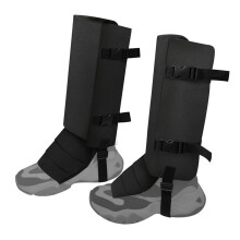 Lightweight Snake Gaiters for Hiking Waterproof, 53cm Green/Black