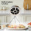 Portable Range Hood 2000mAh, Adjustable Speed, Gray/Blue 8