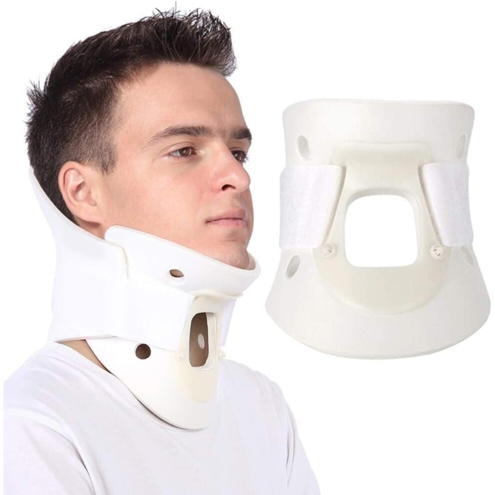 Adjustable Neck Brace for Pain Relief with Breathable Foam Cervical Collar Support Large