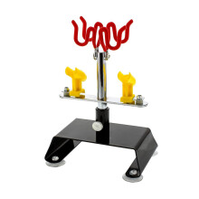 Adjustable 360 Swivel Airbrush Holder Stand with Suction Base Holds 4 Brushes for Painting Crafts