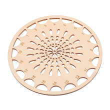 Wooden Thread Organizer Board for Tangle Cross Stitch and Embroidery Floss Storage