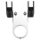 Dual Airbrush Holder with Pen Stand and Separator Mount for Compact Workspace Organizer 4
