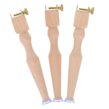 Adjustable Wooden Embroidery Hoop Stand with Wooden Legs for Hands Cross Stitch and Needlework