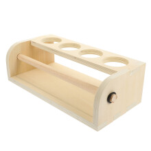 Wooden Desk Easel with Paper Holder and Art Supply Organizer for Home or Classroom Painting