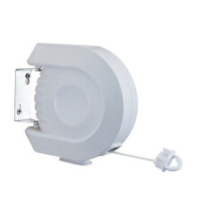 12m Retractable Clothesline with QuickLock PVC Rope, Heavy Duty Indoor Outdoor Laundry Dryer